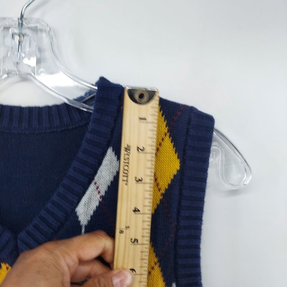 boys argyle vest unifom size 13-14 years - Picture 4 of 7